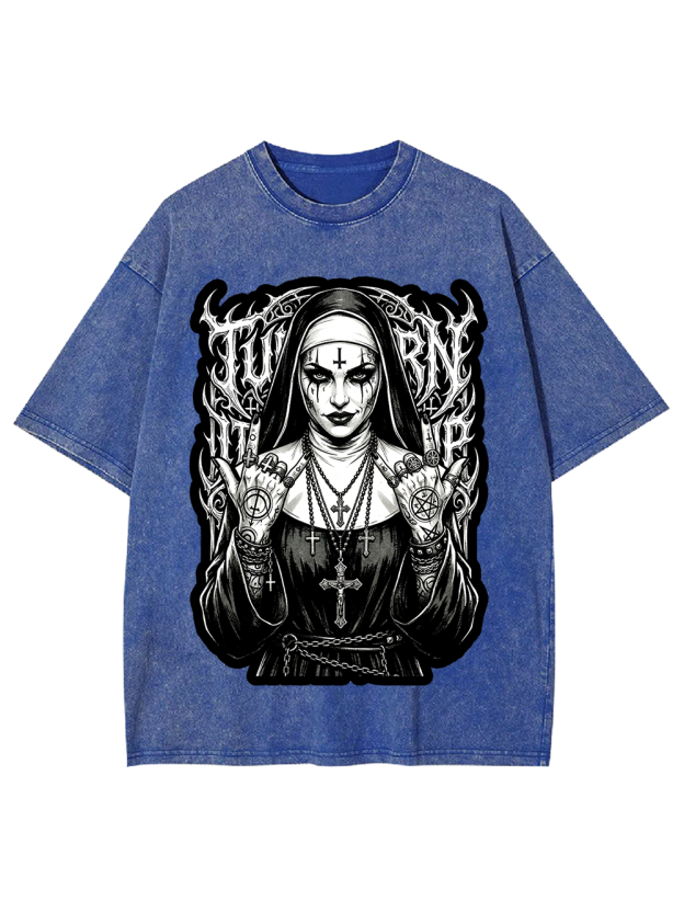Rebel Nun Washed Tshirt