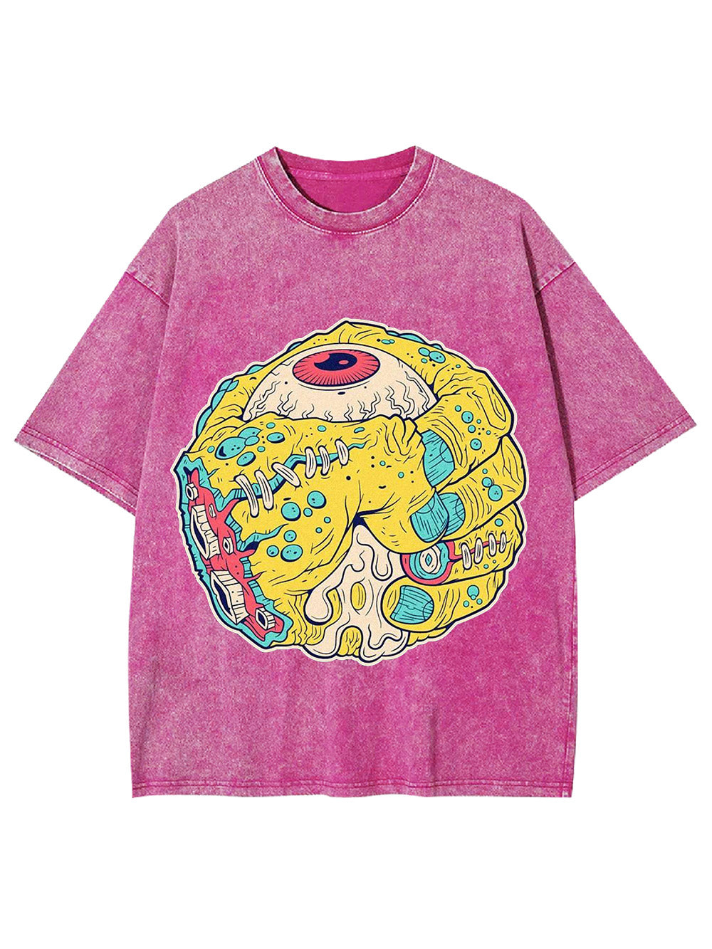 Monstrous Eye Sphere Washed Tshirt