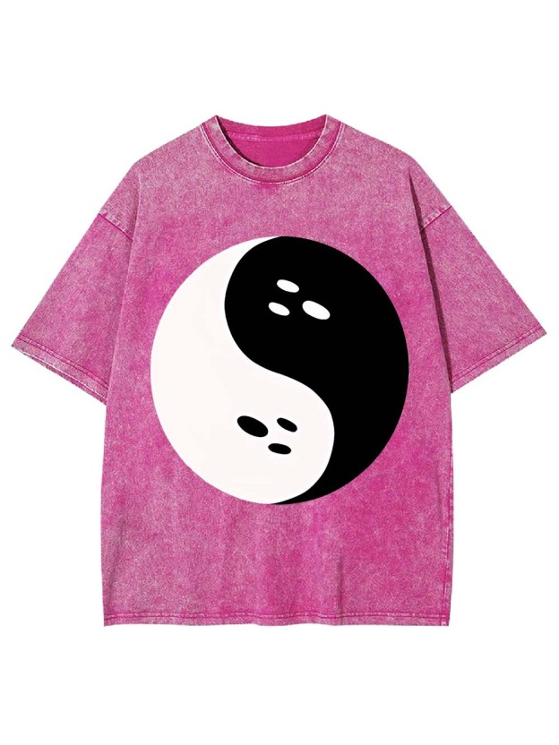 Spooky Yin Yang Washed Tshirt