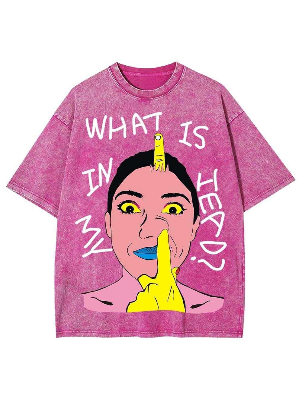 What Is In My Heads?  Washed Tshirt