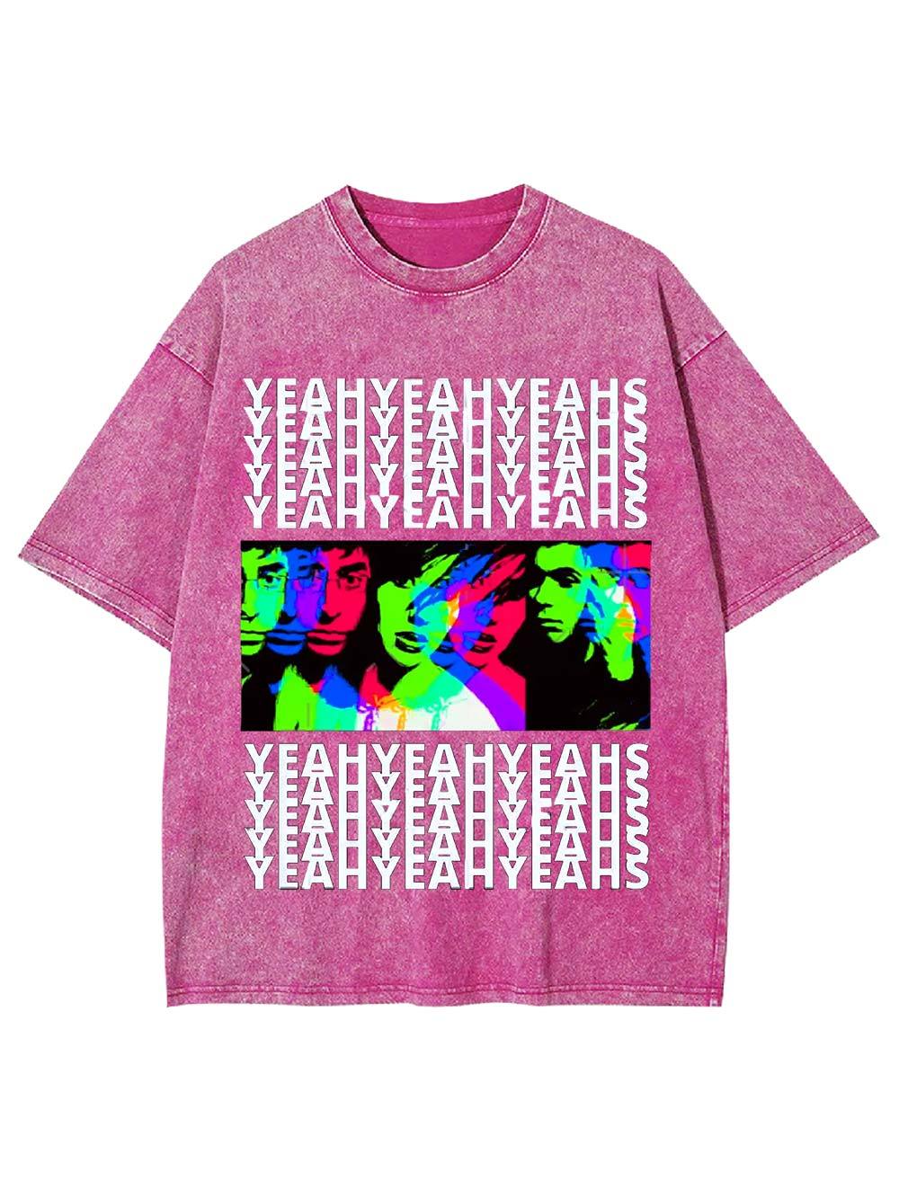 Yeah Yeah Yeahs Vibes Washed Tshirt