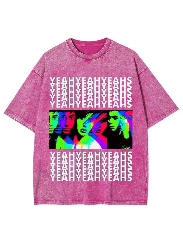 Yeah Yeah Yeahs Vibes Washed Tshirt