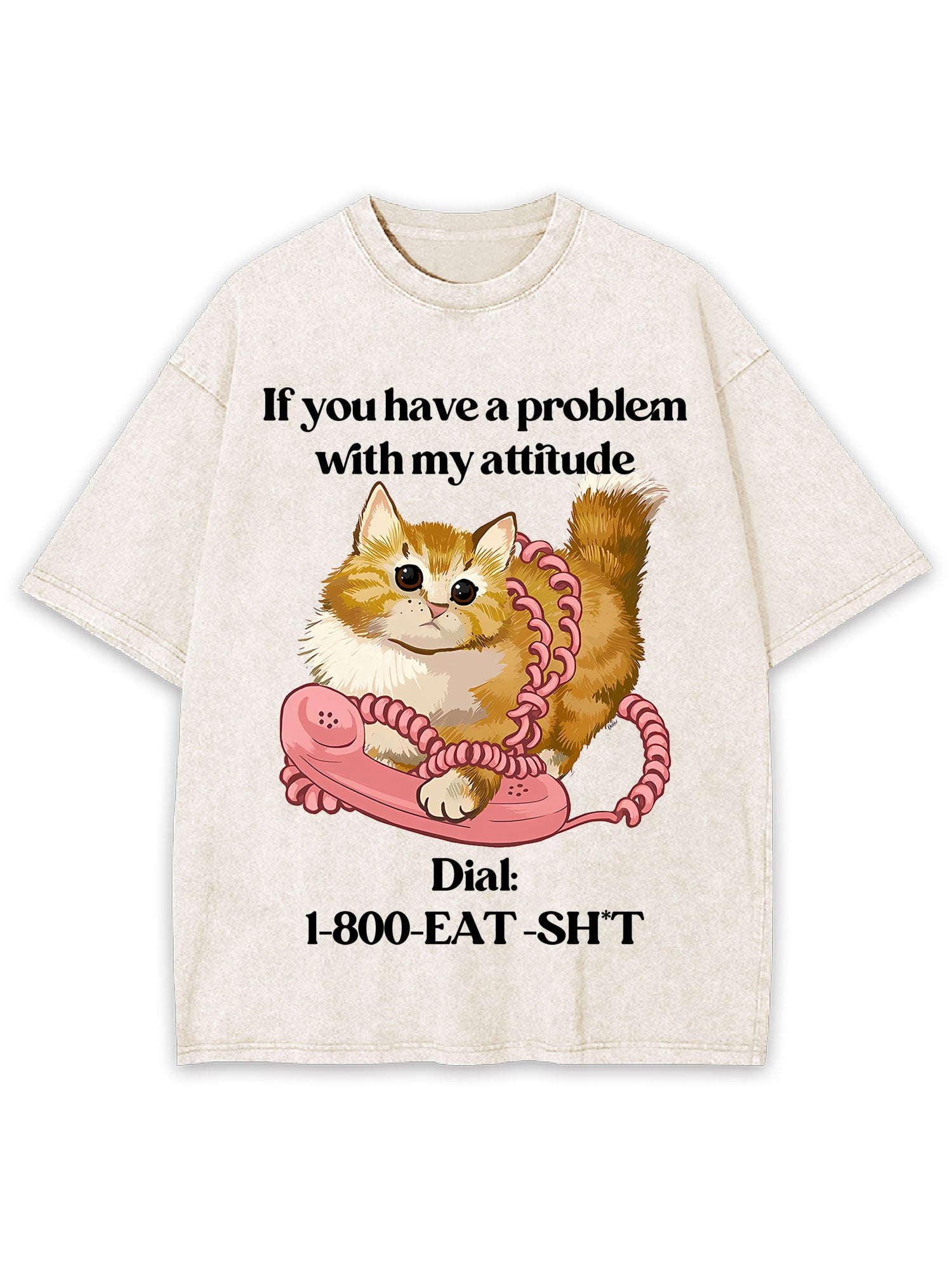 Call The Number Washed Tshirt