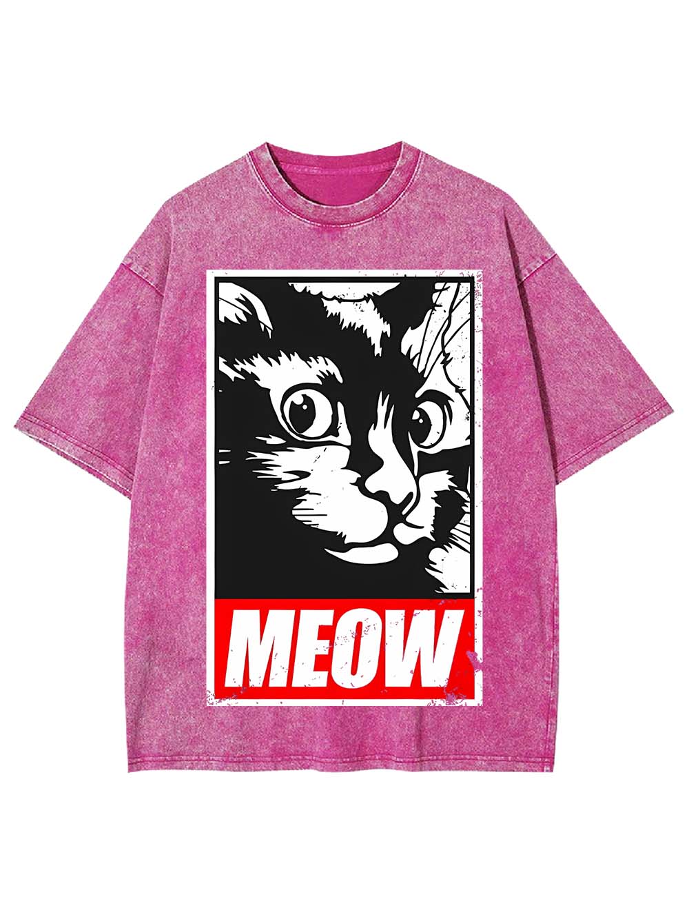 MEOW WASHED TSHIRT