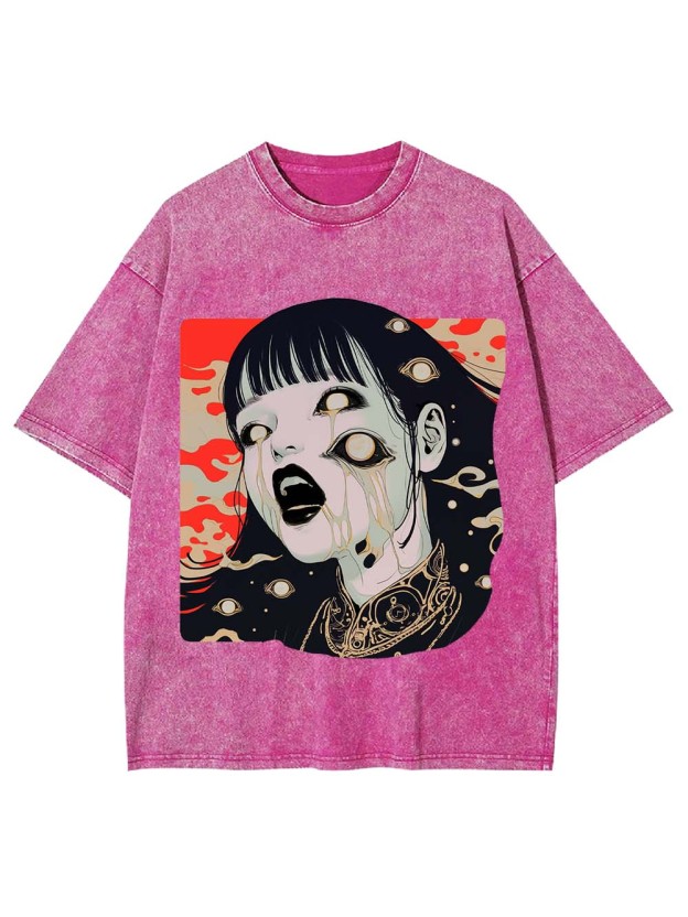 EYES OF CHAOTIC DESPAIR WASHED TSHIRT