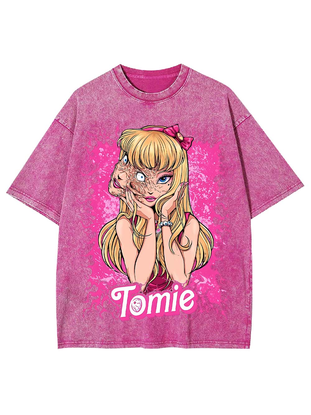 The Two Faces Of Tomie Washed Tshirt