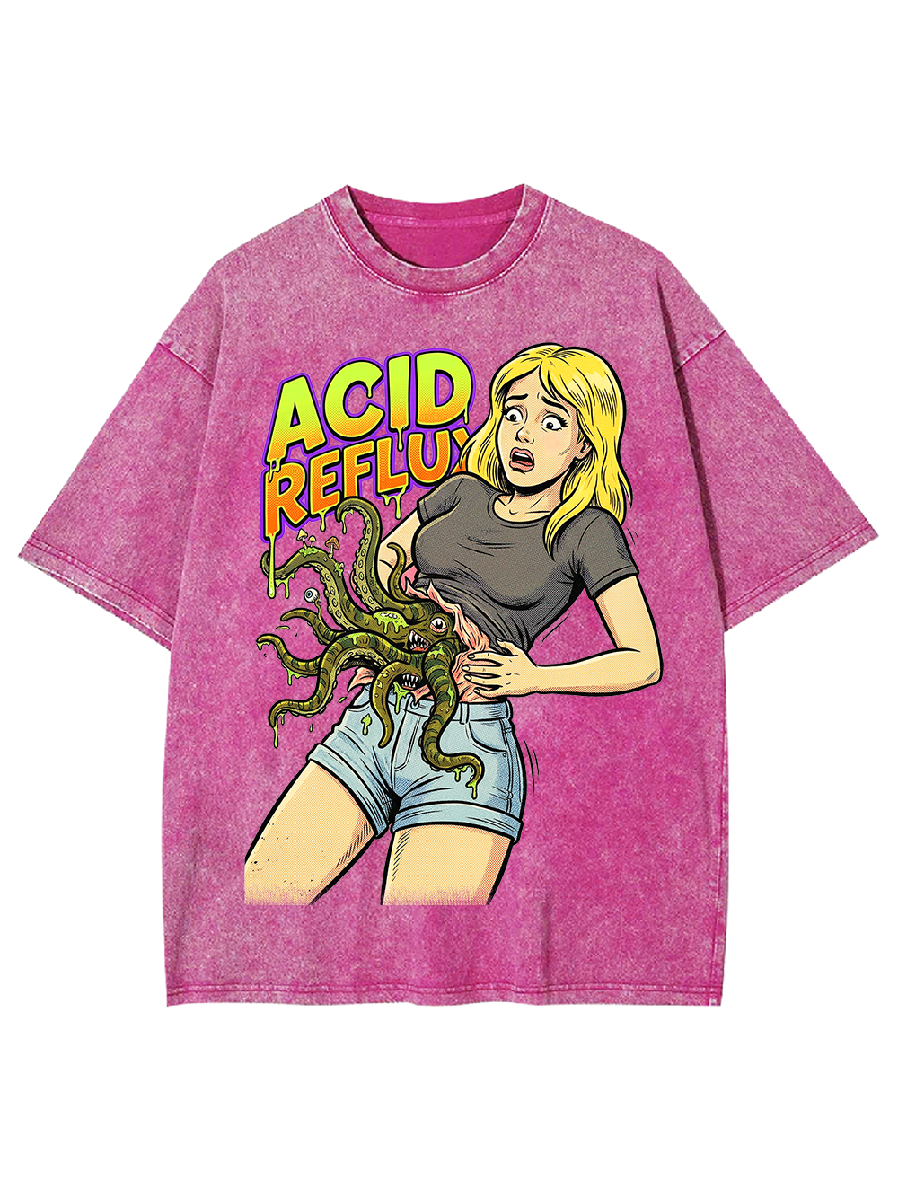 ACID REFLUX Washed Tshirt