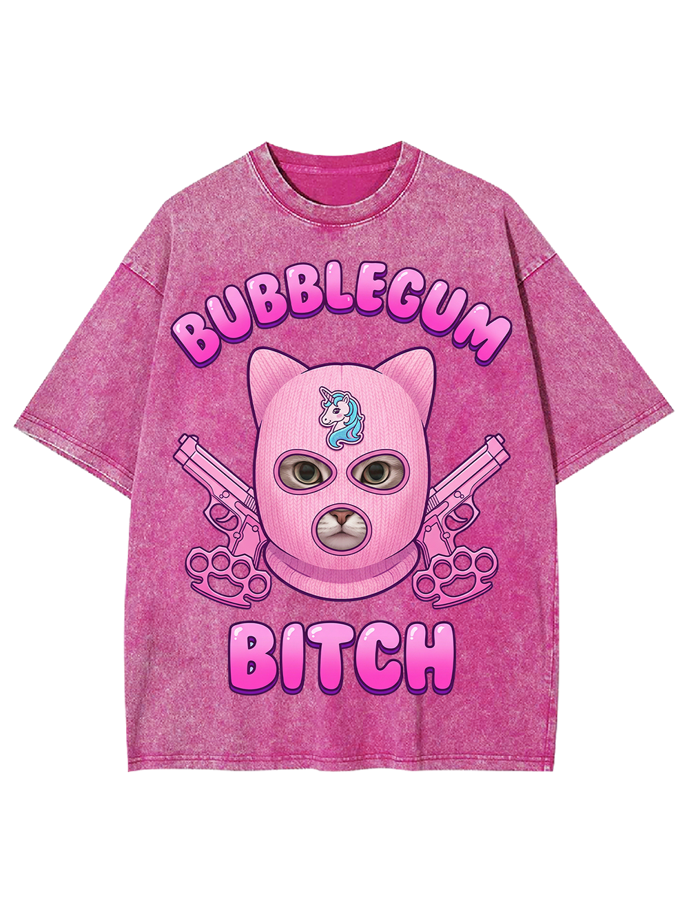 BUBBLEGUM BITCH Washed Tshirt