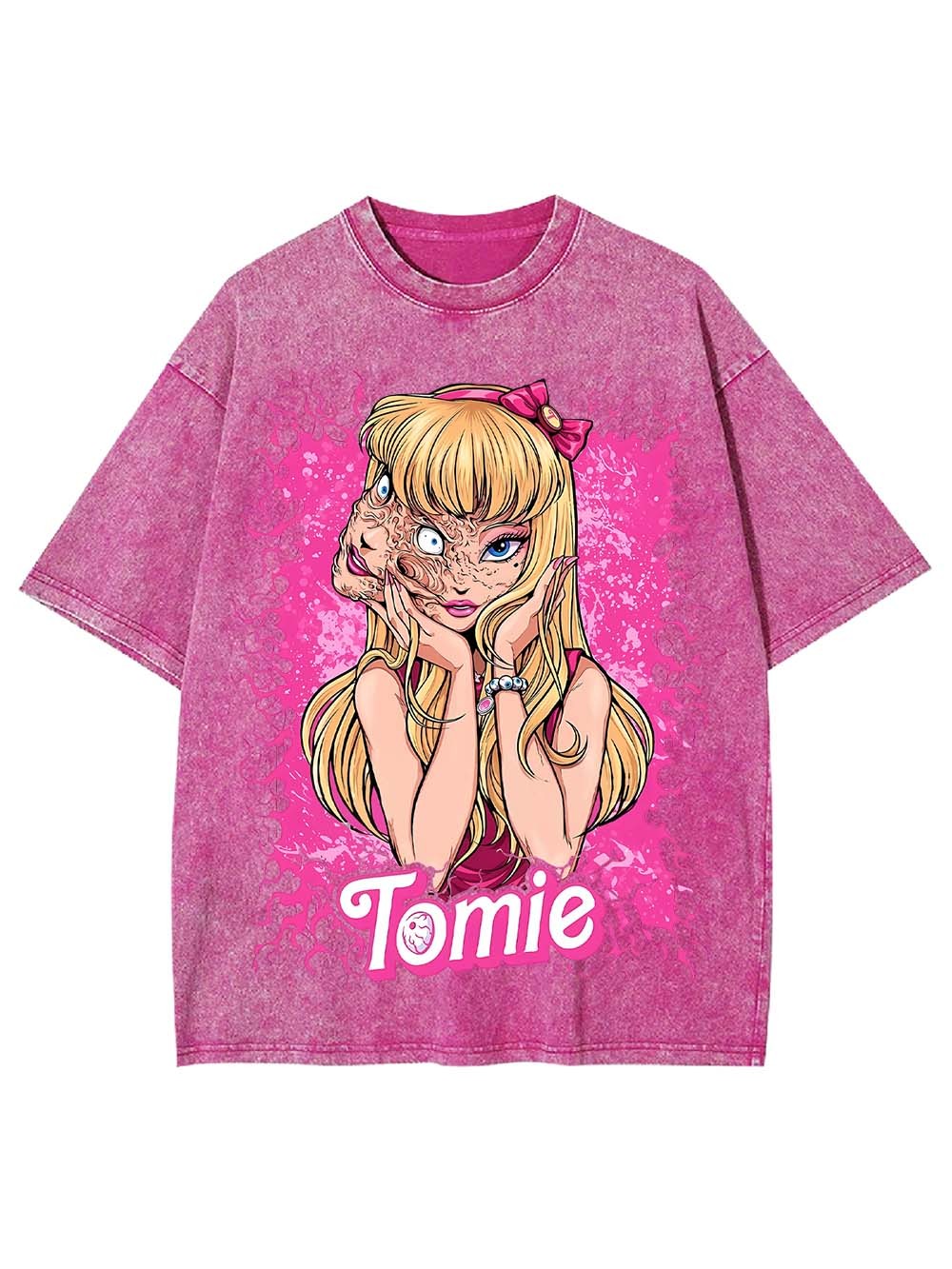 The Two Faces Of Tomie Washed Tshirt