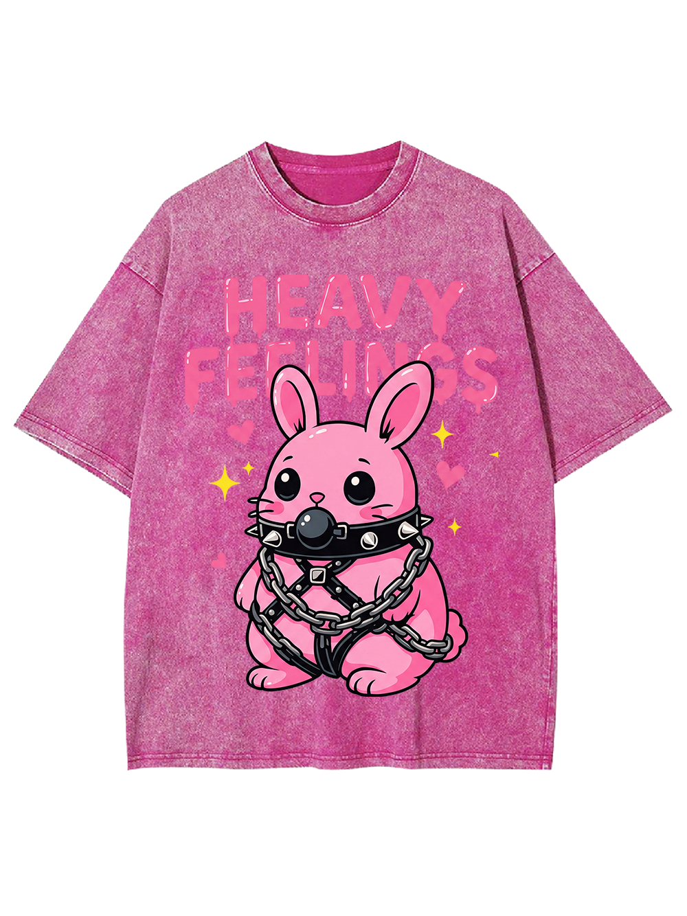 HEAVY FEELINGS Washed Tshirt