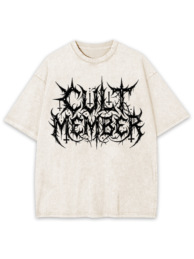 CULT MEMBER Washed Tshirt