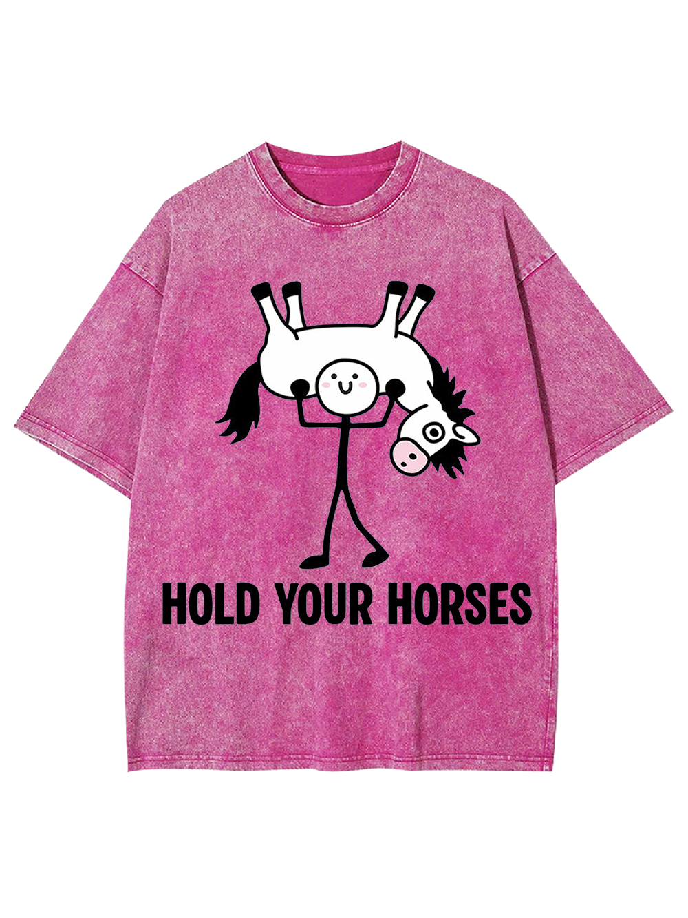 HOLD YOUR HORSES Washed Tshirt