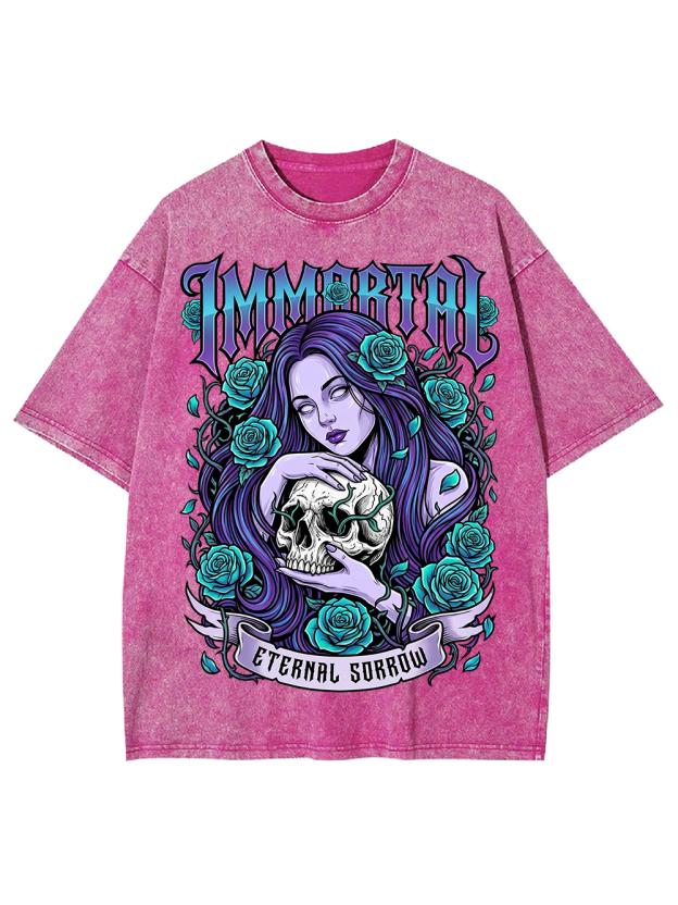 IMMORTAL ETERNAL SORROW Washed Tshirt