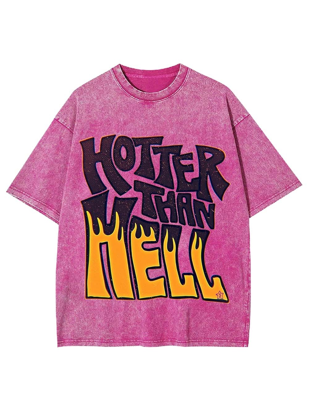 Hotter Than Hell Washed Tshirt