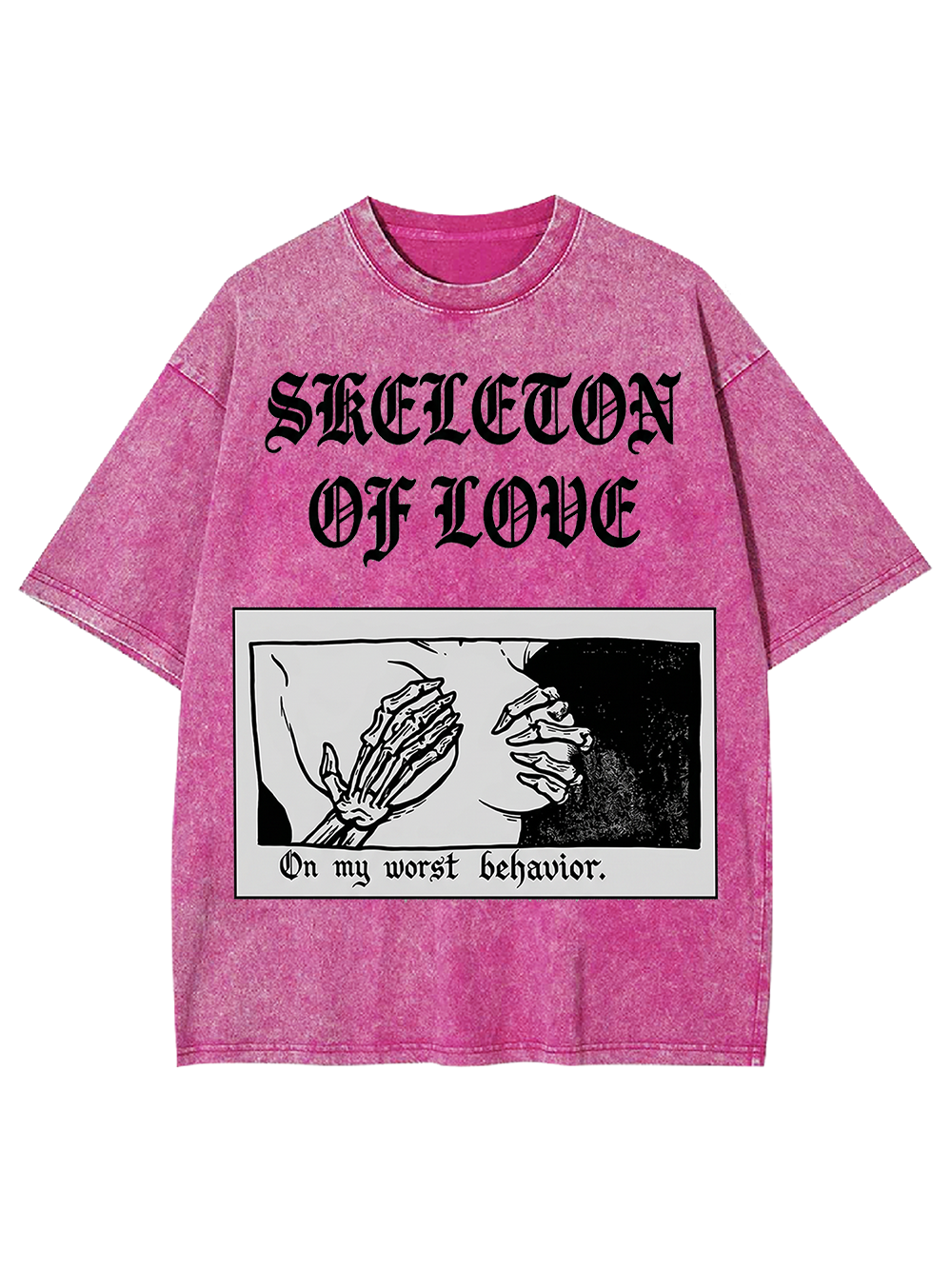 Skeleton of Love Washed Tshirt