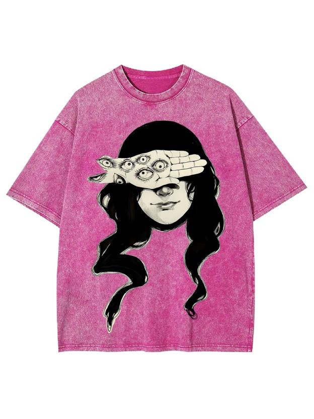 Eyes On Hand Washed Tshirt