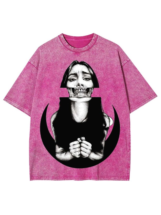 SILENT SCREAM WASHED TSHIRT