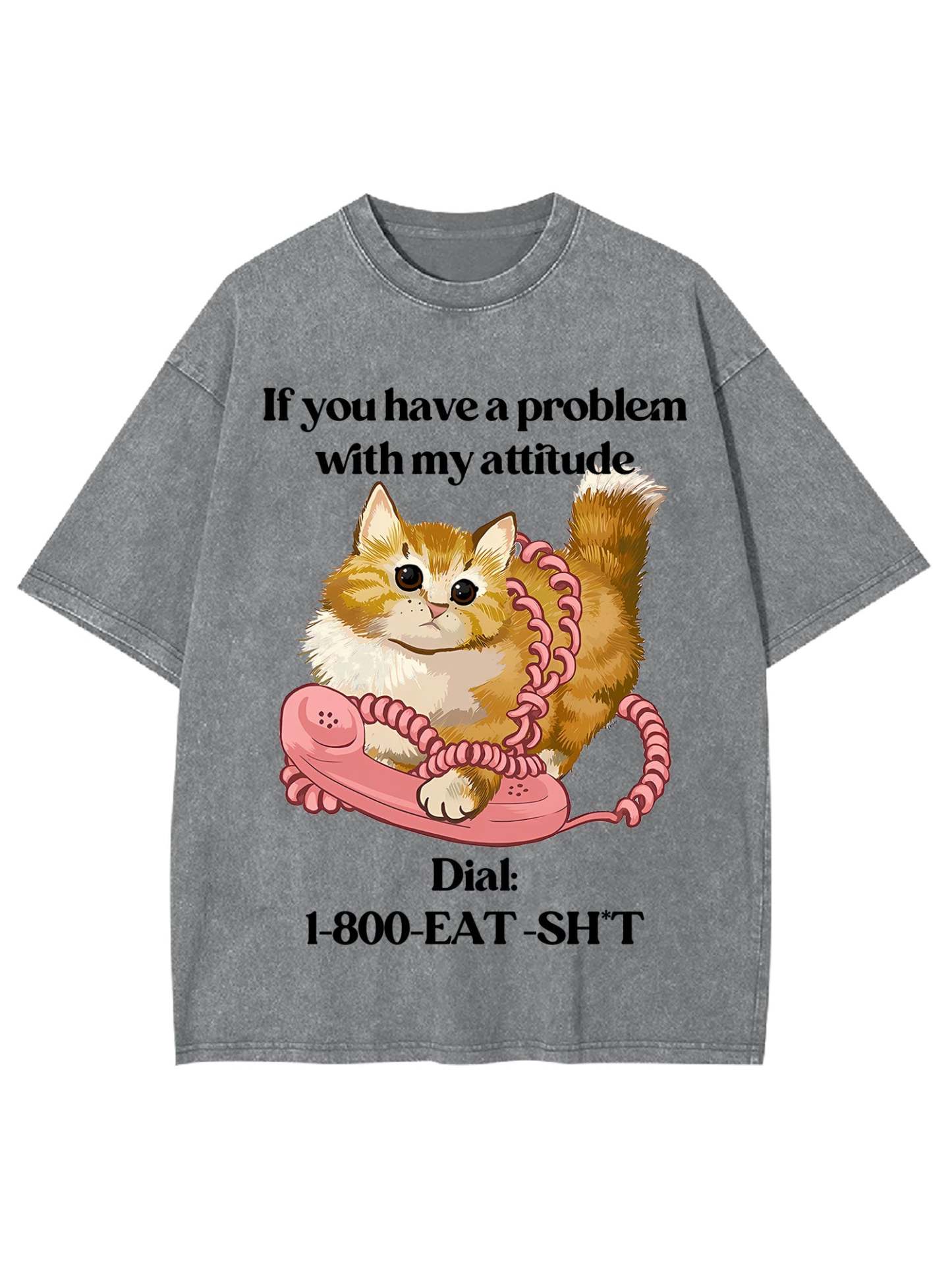 Call The Number Washed Tshirt