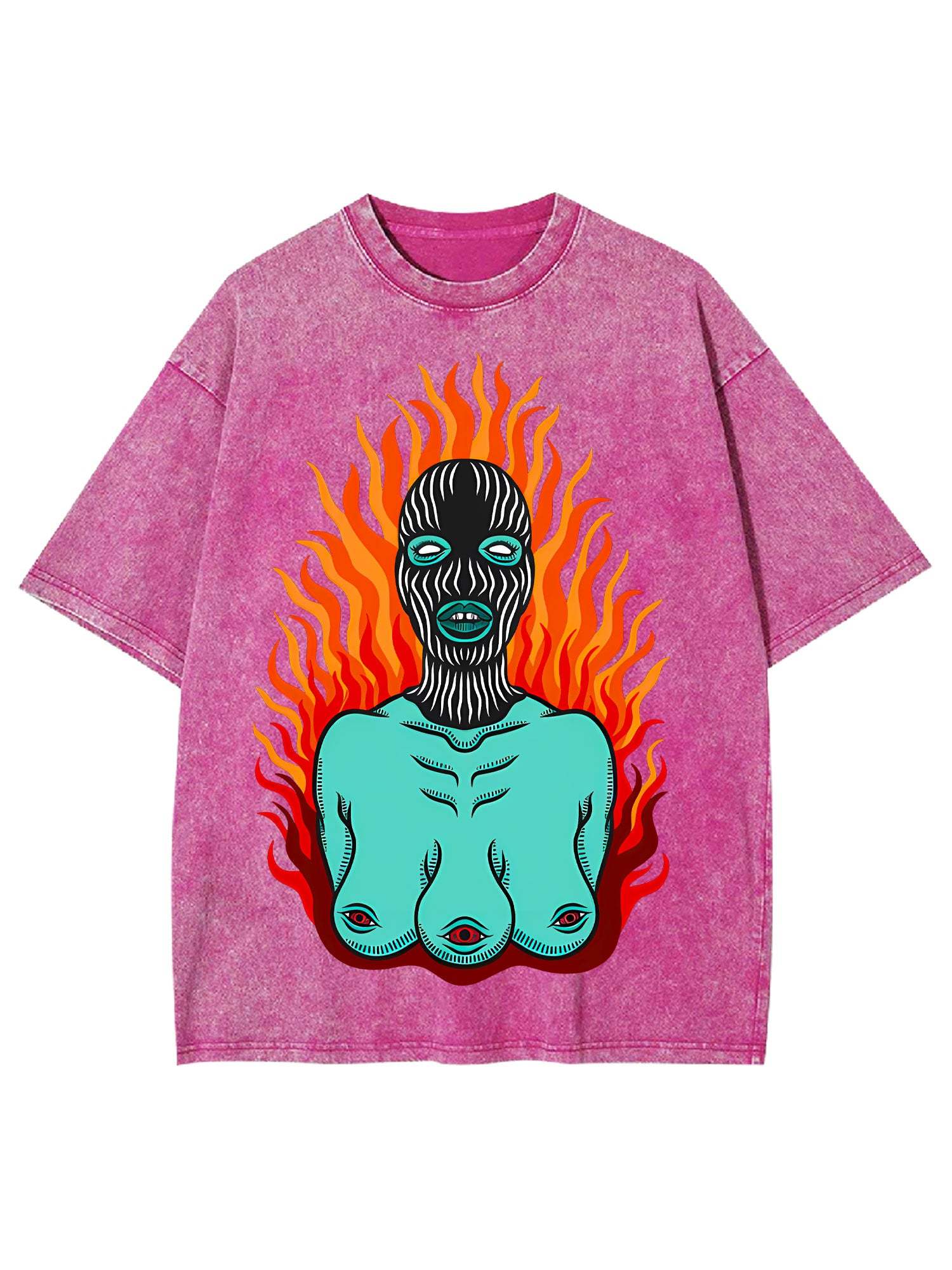 Flames Washed Tshirt