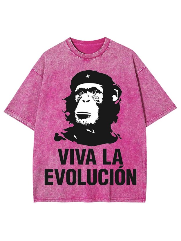 Viva La Evolucion Washed Tshirt