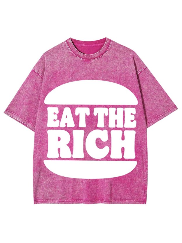 Eat The Rich Washed Tshirt