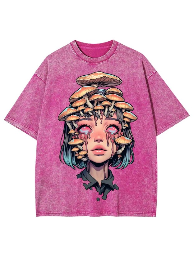 Mushroom Tears Washed Tshirt