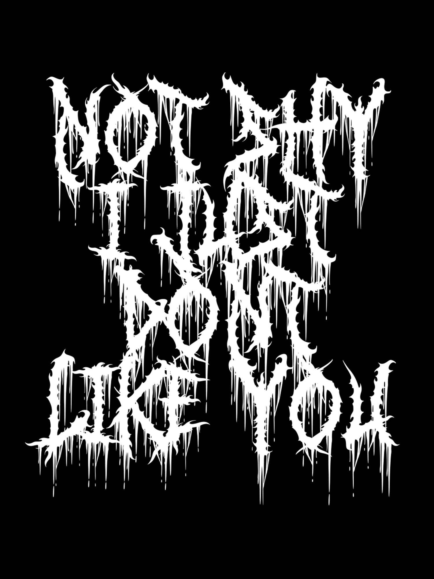 Not Shy I Just Dont Like You Washed Tshirt