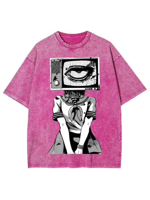 Eye On Screen Washed Tshirt