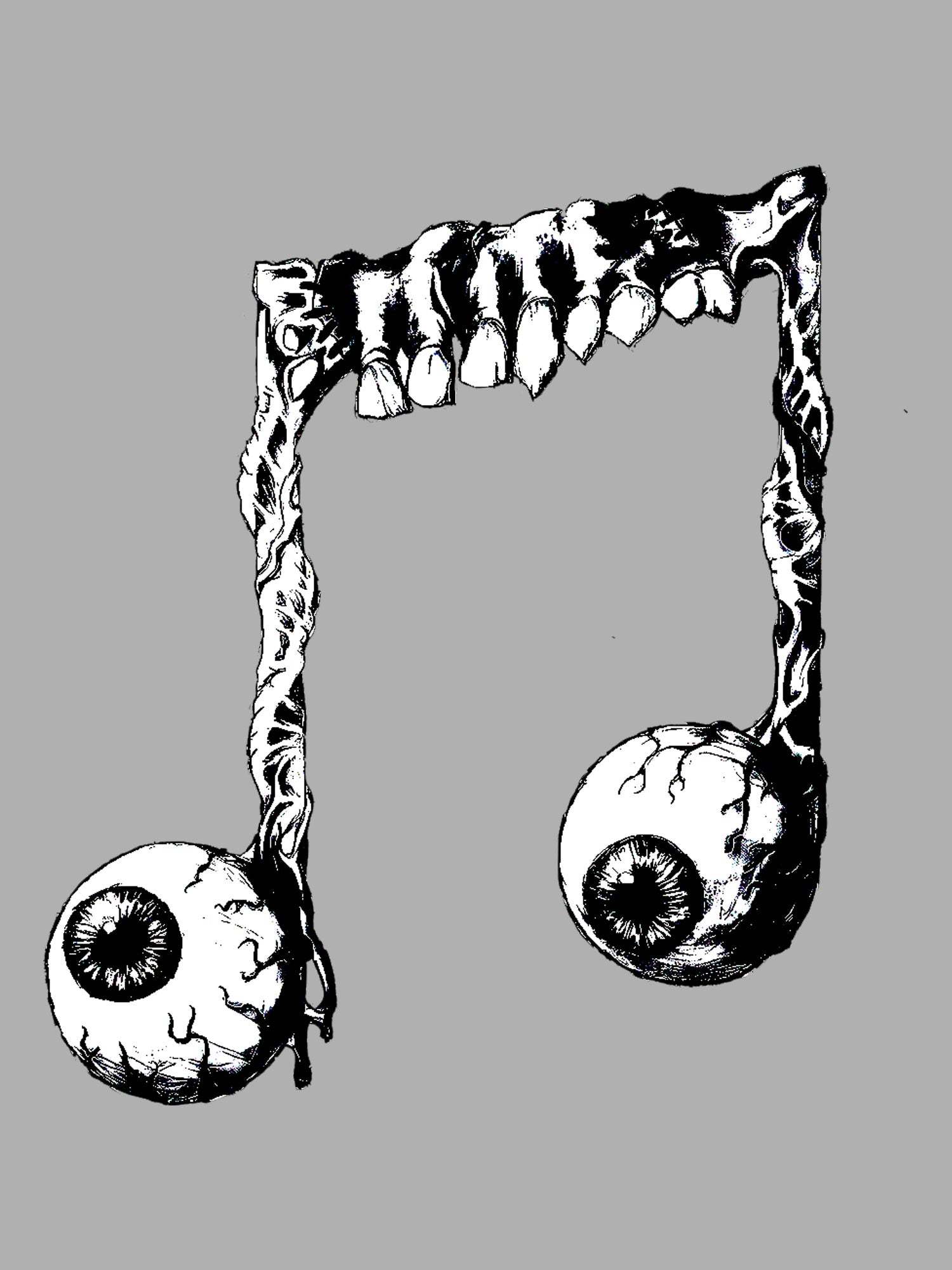 Musical Notes Washed Tshirt