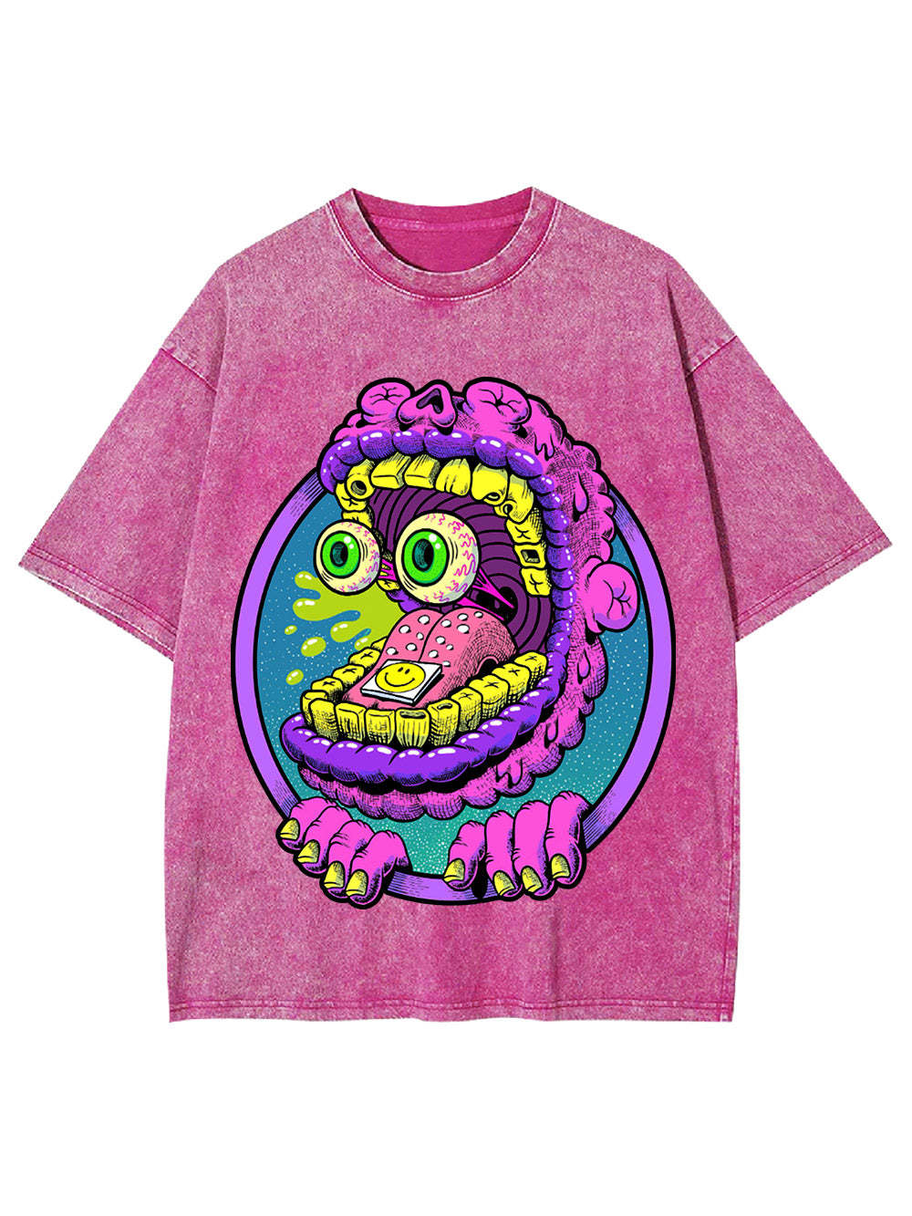 Monster Mouth Madness Washed Tshirt