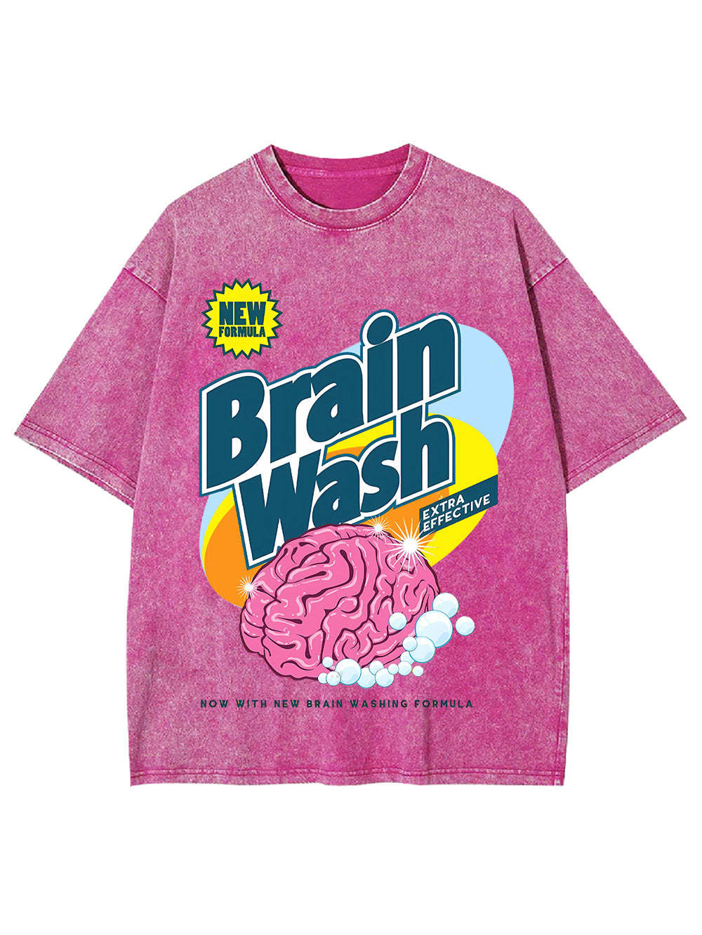 Brain Wash Washed Tshirt