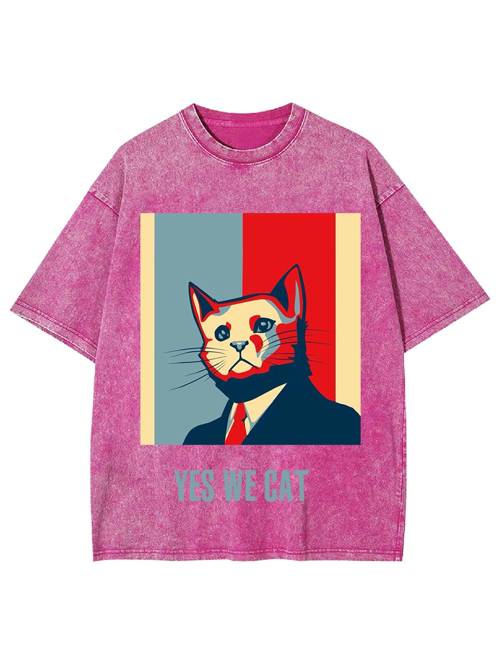 Yes We Cat Washed Tshirt