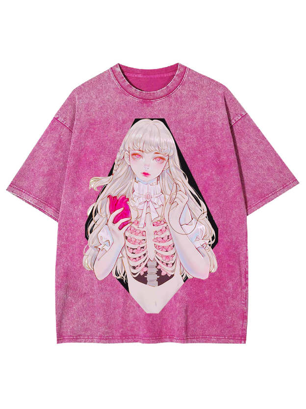 Heart Of Bloom Washed Tshirt