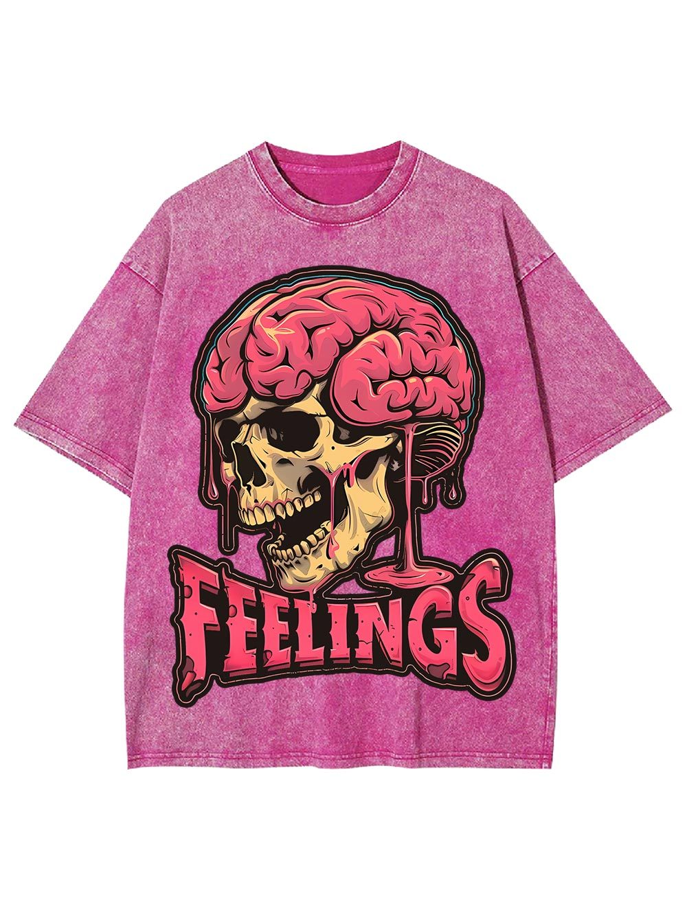 Brain Feelings Washed Tshirt