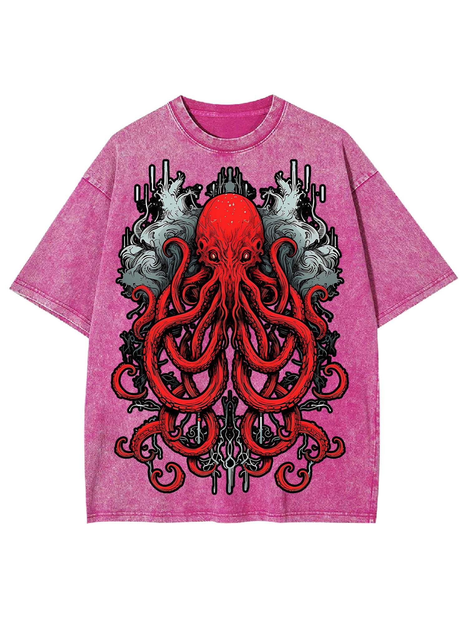 Abyssal Sea Monster Washed Tshirt