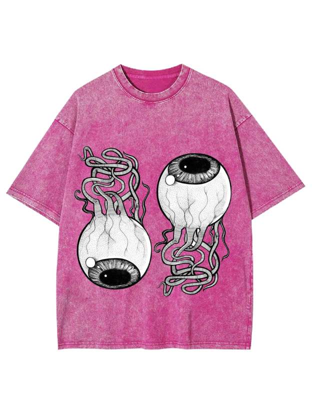 Entangled Gaze Washed Tshirt