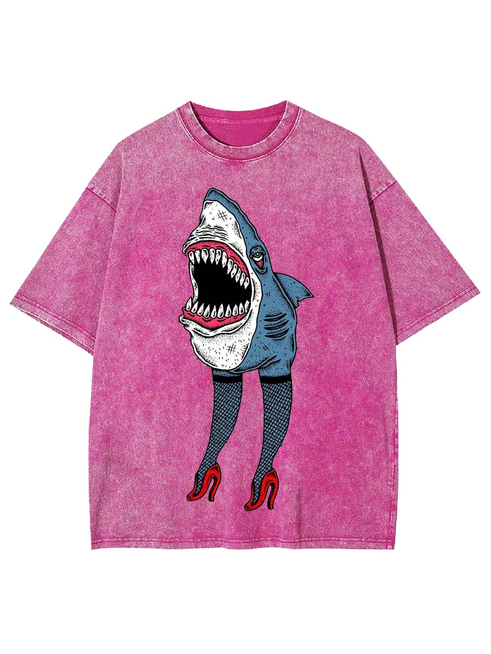 Fashionable Shark Washed Tshirt
