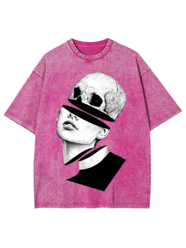 Skeletal Reflection Washed Tshirt
