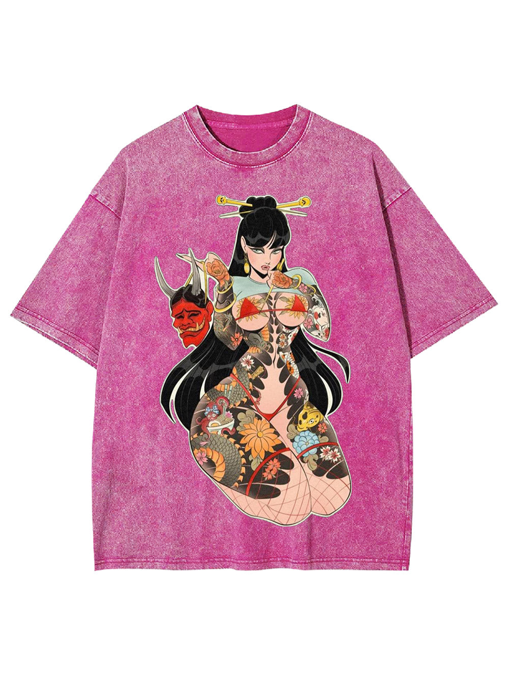 Tattooed Mystique Washed Tshirt