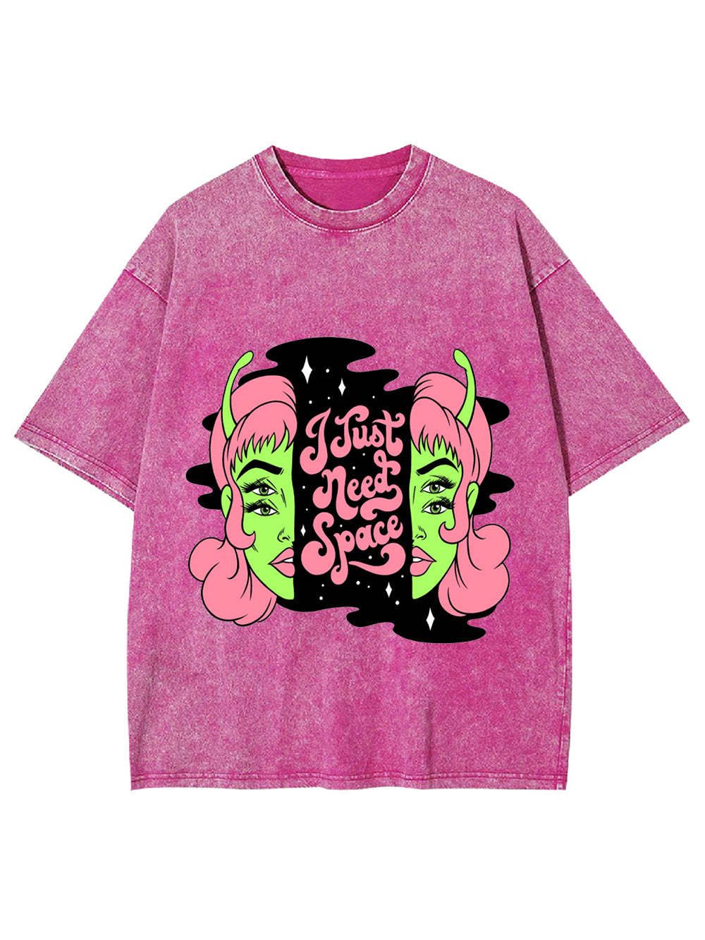 I Just Need Space Washed Tshirt