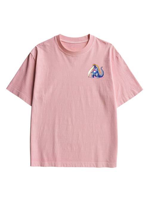 Sailor Godzilla Double Sided Print Washed TShirt