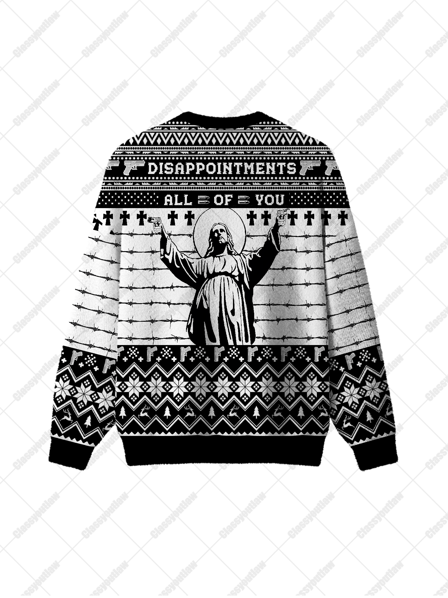 Disappointment Saint UGLY CHRISTMAS SWEATSHIRT