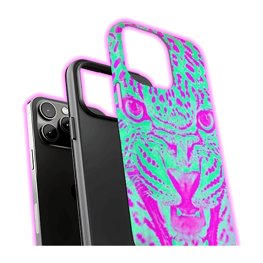 Neon Tiger Phone Case