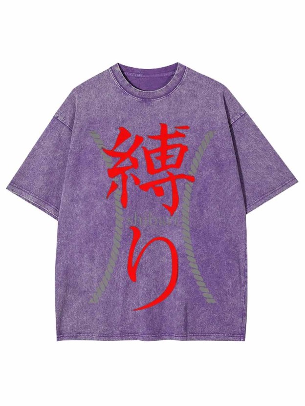 Shibari Kanji Washed Tshirt