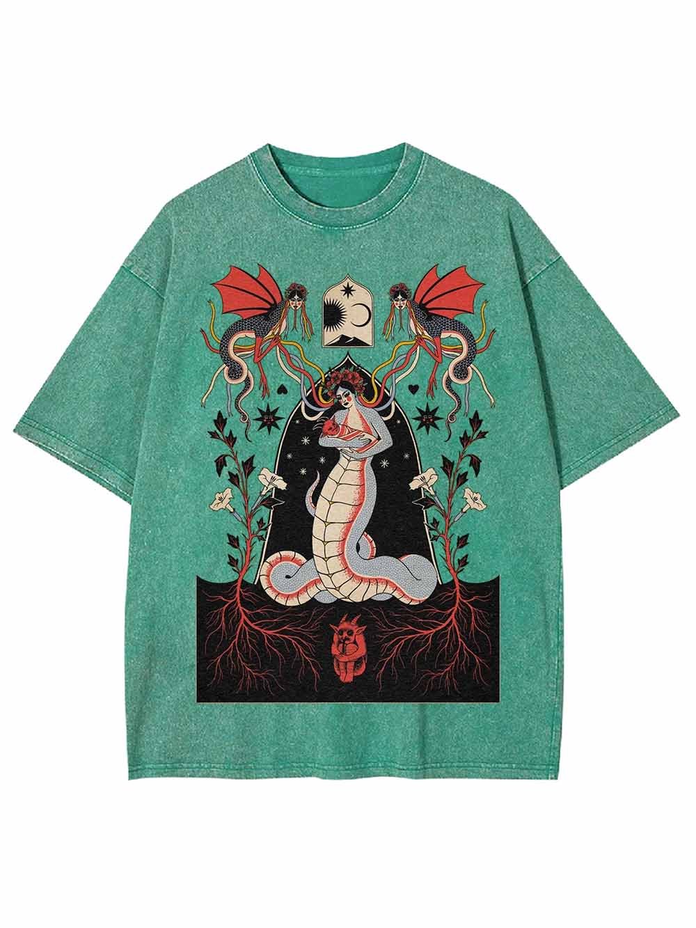 SERPENT WASHED TSHIRT