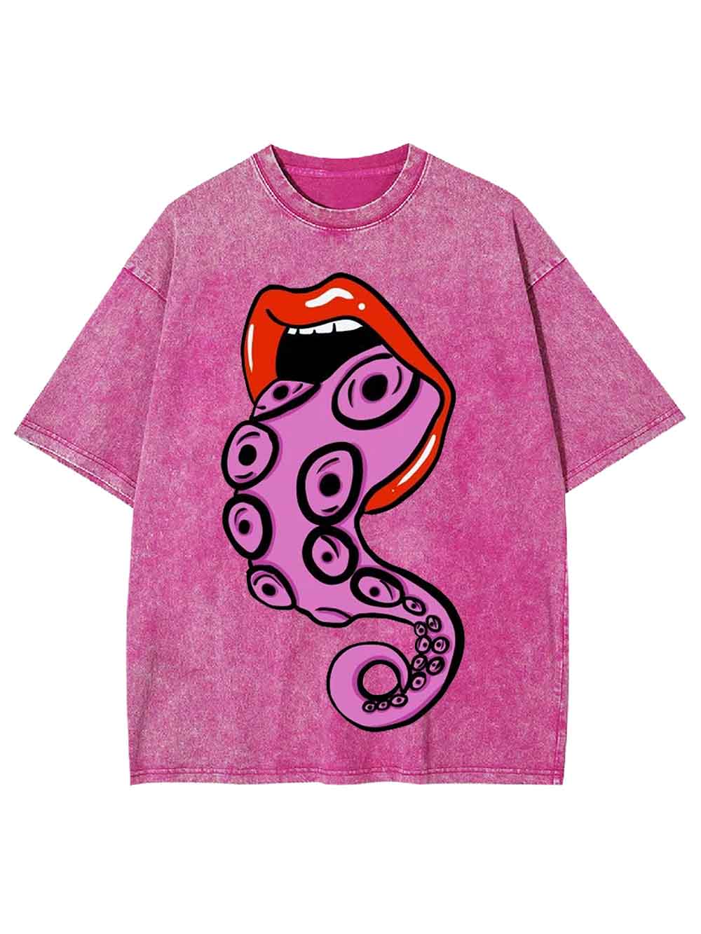 Octopus Tongue Washed Tshirt