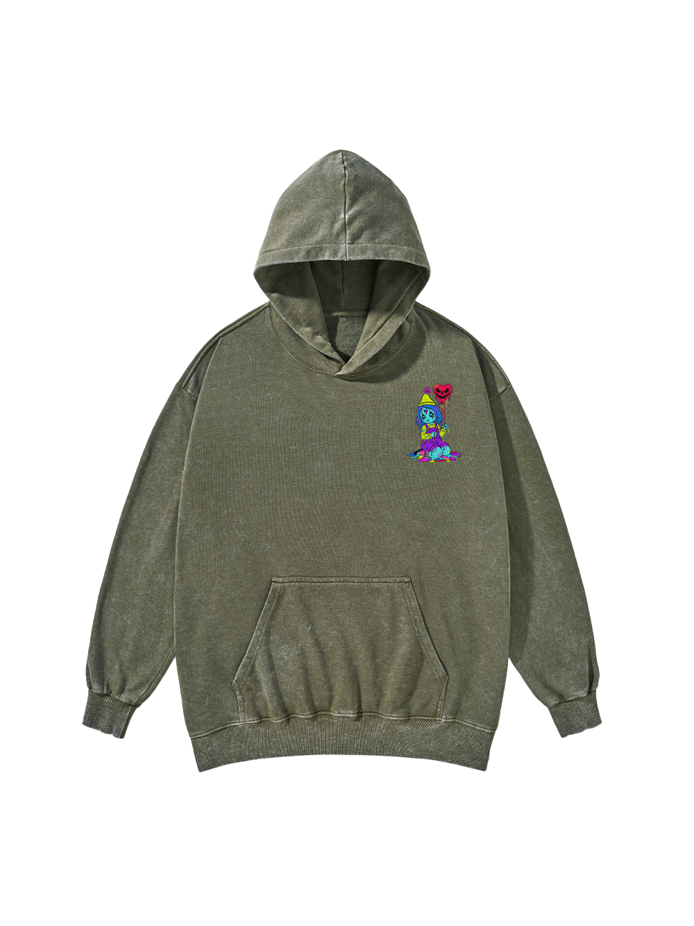 SPOOKY DOLL WASHED HOODIE