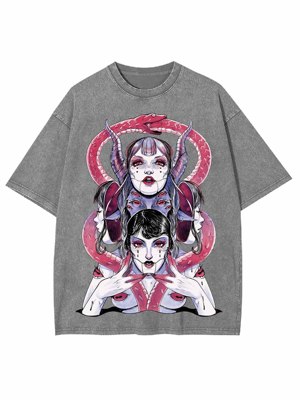 Serpent Siren Washed Tshirt