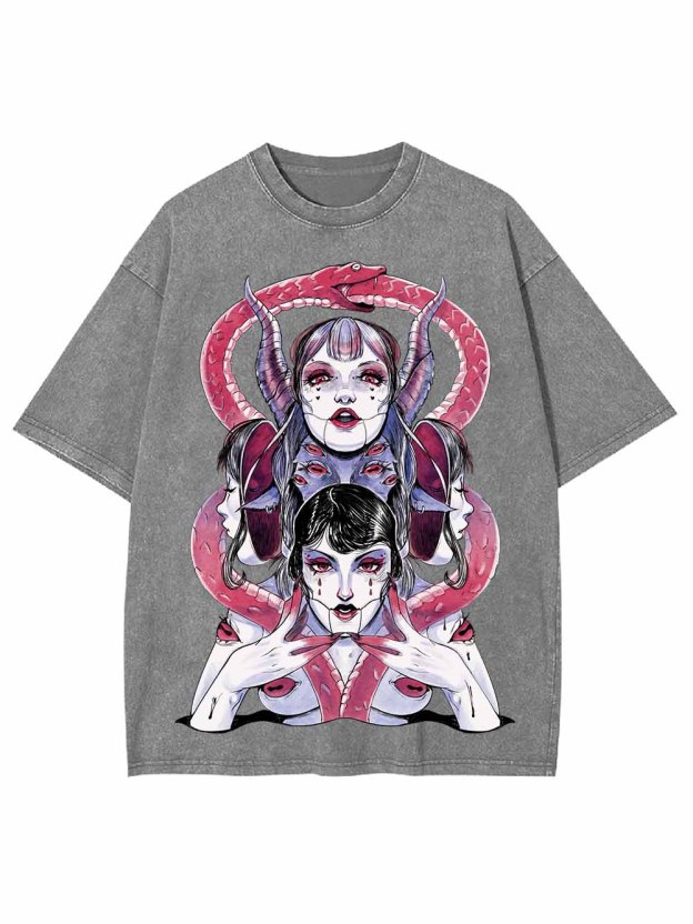 Serpent Siren Washed Tshirt
