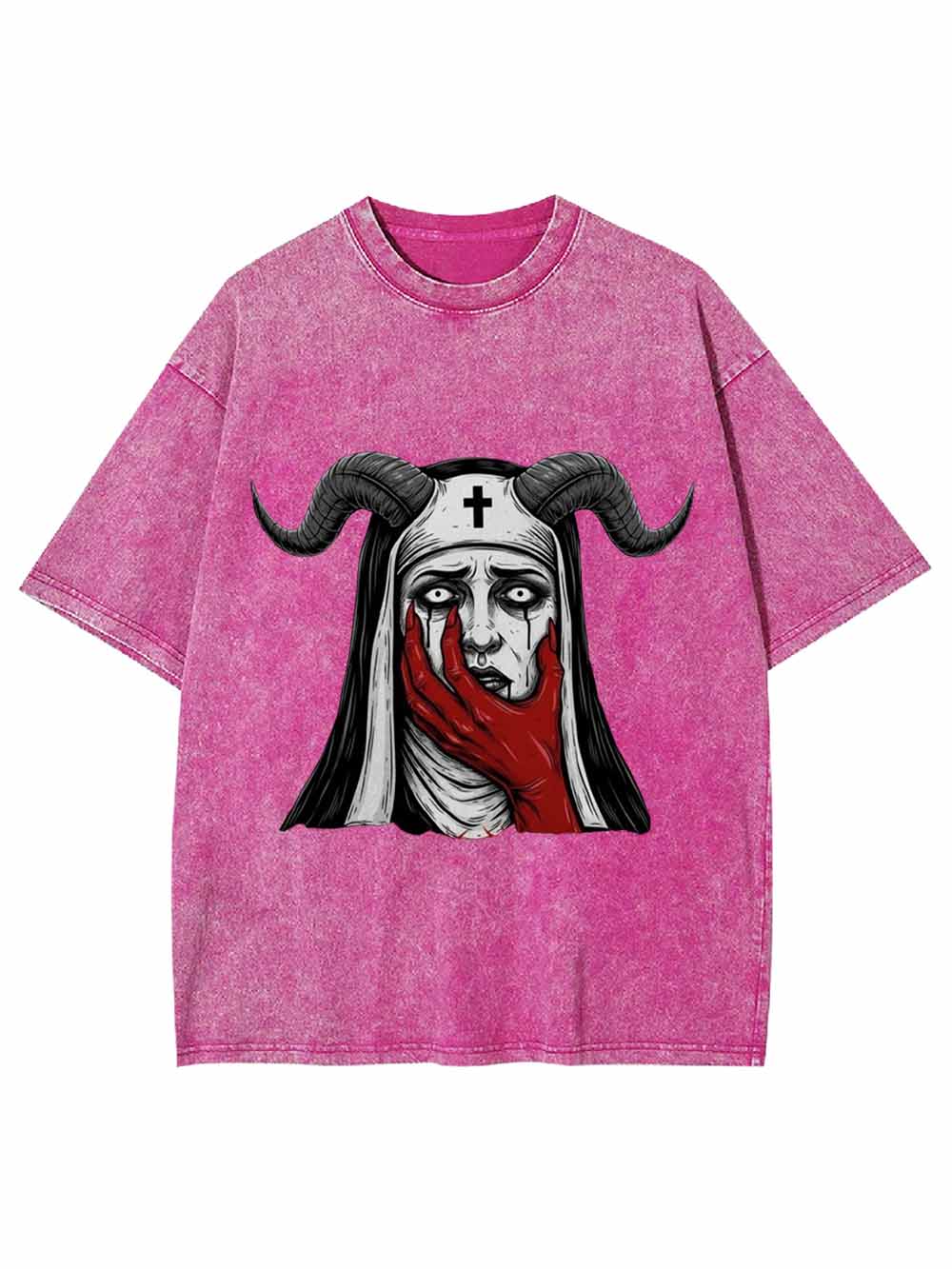 Demon Nun Washed Tshirt